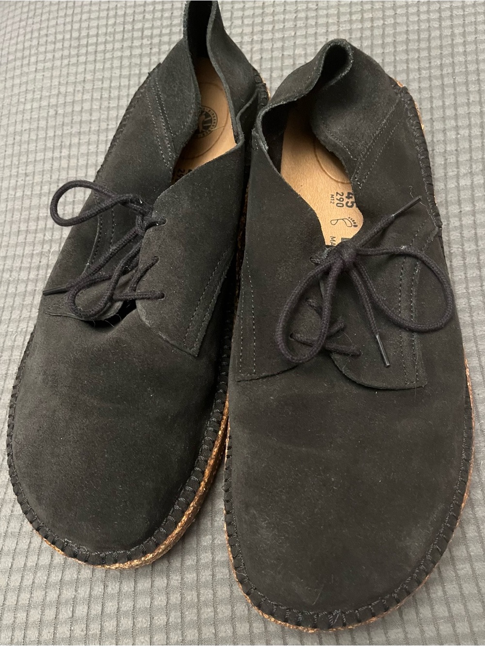 Birkenstock Suede Lace Up Size 45